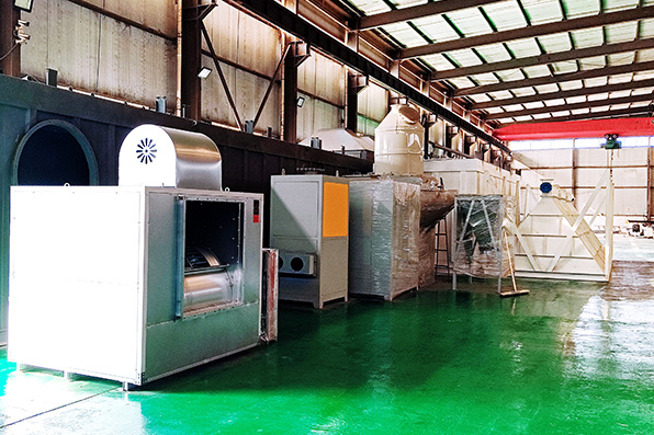 鄭州樸華科技廠區(qū)車間生產現場圖